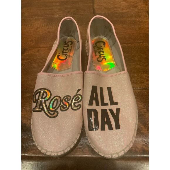 Circus by Sam Edelman Pink Rose All Day Espadrille Leni Flats, Size 9 US 39 EUR - Picture 1 of 9